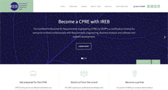 Desktop Screenshot of ireb.org
